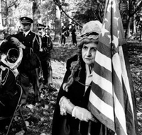 США. New York City. Парад ветеранов, в память о перемирии. 11 ноября 1974 года. Мартин Франк.