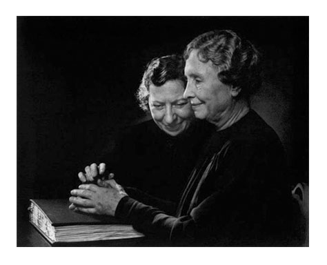 Хелен Келлер и Полли Томпсон (Helen Keller with Polly Thompson), 1948
