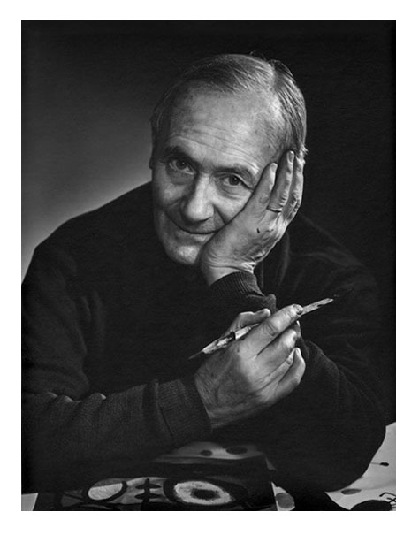 Фотопортрет Джоан Миро (Joan Miro), 1965. Юсуф Карш