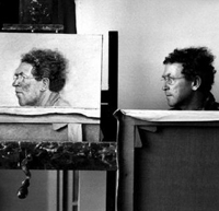 Франция. Художник Авигдор Ари в своей студии. 1976 г. Мартин Франк.