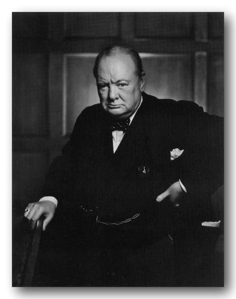 Портрет Уинстона Черчилля (Winston Churchill)