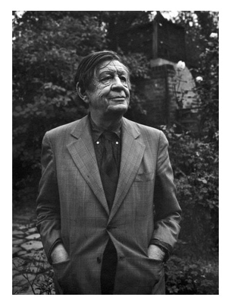 Поэт Уинстон Хью Оден (W.H. Auden), 1972, фотопортрет работы Юсуфа Карша