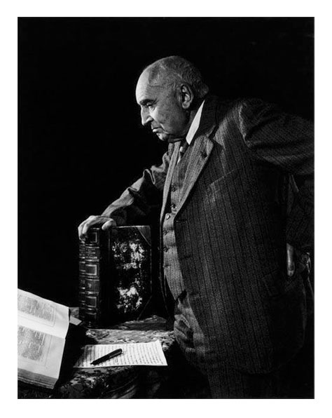 Французский дипломат и драматург Поль Клодель (Paul Claudel), 1954. Фото мастер Юсуф Карш