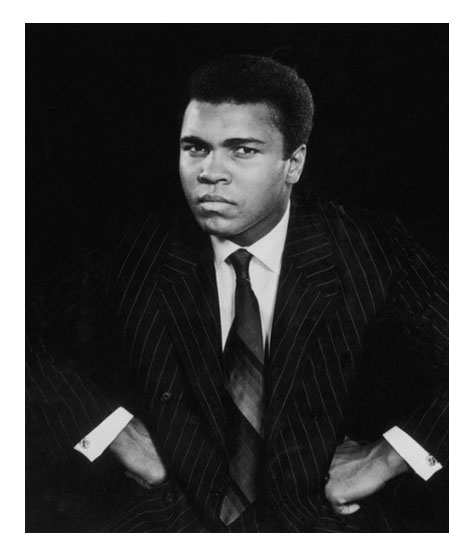 Известный боксер - тяжеловес Мохаммед Али (Muhammad Ali), 1970 фото Юсуфа Карша